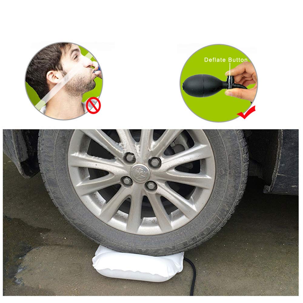 Oreiller De Soutien Lombaire Gonflable Portable - Soulagement Maux De Dos Pour Voyage, Bureau Et Voiture