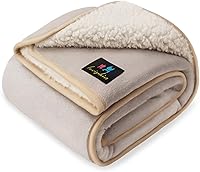 Vista 13 de Cobija impermeable para mascotas, a prueba de líquidos y orina, para sofá, cama, sillón, reversible, vellón, forro polar, protector de muebles