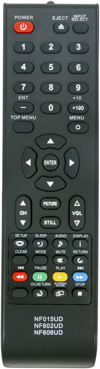 New NF015UD NF602UD NF606UD Remote Control fit for Sylvania LCD LED TV LC195SL9 LC225SL9 LC370SL8 LC370SS8 LC260SC8 LC260SS8 LC320SL8 LC320SS8 LC420SS8 LC320SS9 LC321SS9 LC370SS9 LC225SC9 LC195SSX