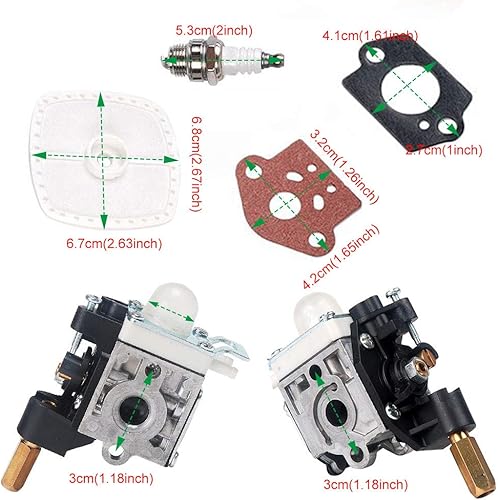 Miniatura 3 de hifrom rb-k75 carburador Filtro de aire Kit de Bujía Para Echo GT200 gt201i refrigerador hc151 PE200 – pe201 ppf210 PPF211 SRM210 SRM211