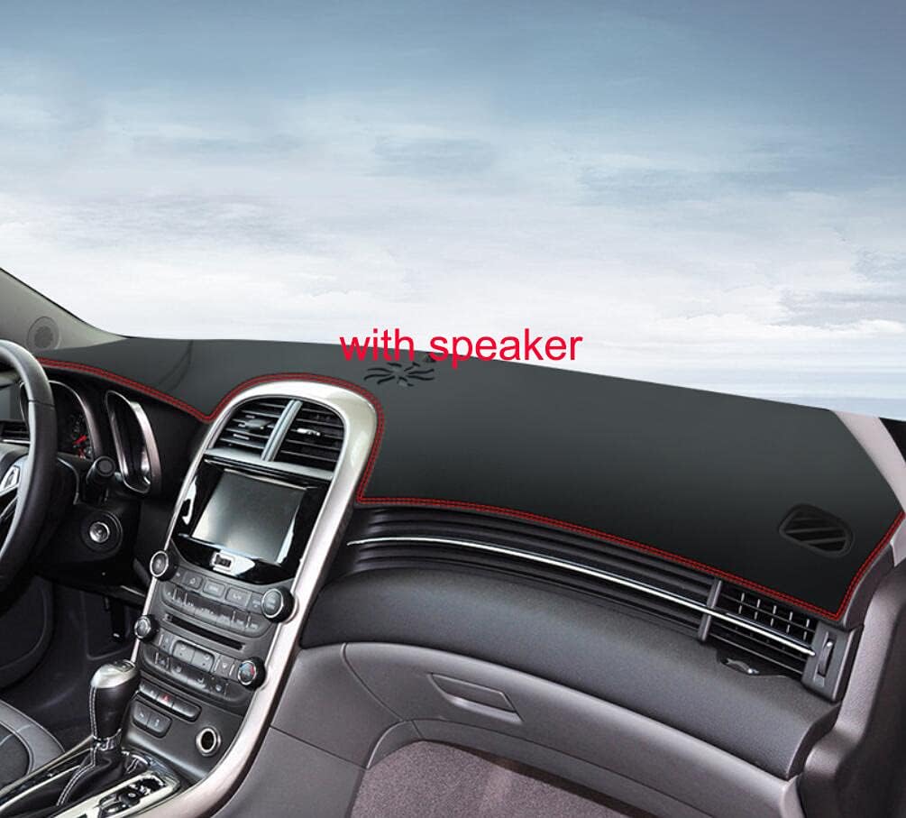 Black Leather Style Car Dash Mat Dashboard Cover Dash mat Interior Pad for Chevrolet Malibu 2013-2014-2015