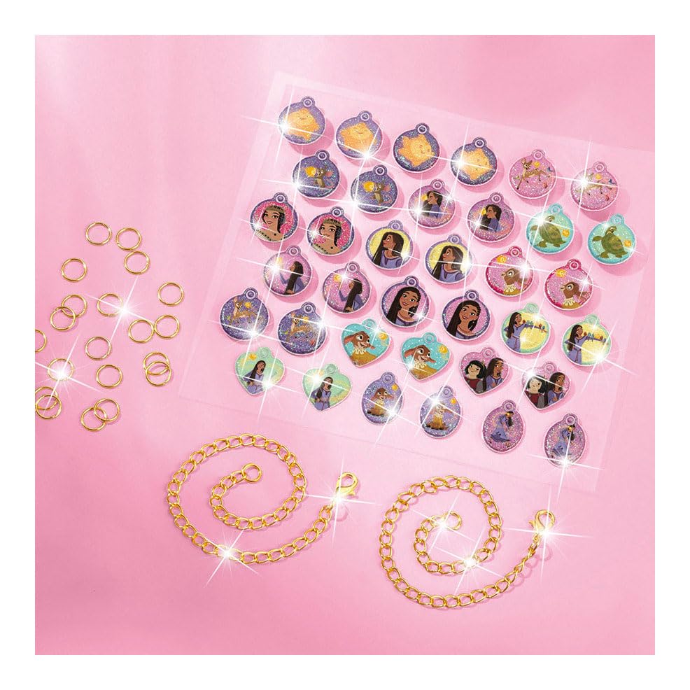 Totum Disney Wish Charm Bracelet Jewellery Craft Set - Image 2