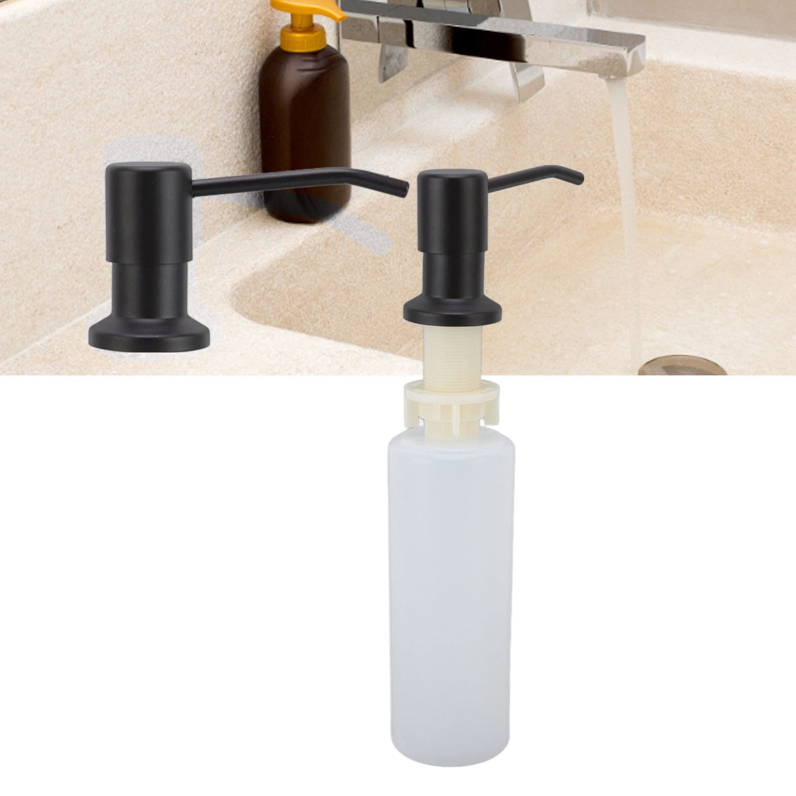 Tissting 300ml Kitchen Sink Soap Dispenser With 360° Rotation Nozzle - Image 4