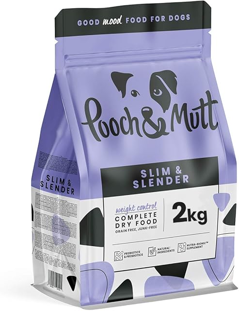 Pooch & Mutt - Slim & Slender, Complete Dry Dog Food (Grain Free), Chicken and Sweet Potato, 2kg