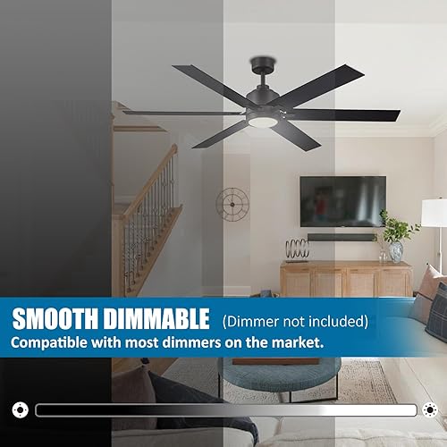 Miniatura 7 de Ventilador de techo de 4 pulgadas, repuesto de luz LED de 3000 K, 18 W, 2000 LM, kit de reacondicionamiento LED, kit de luz redonda brillante para