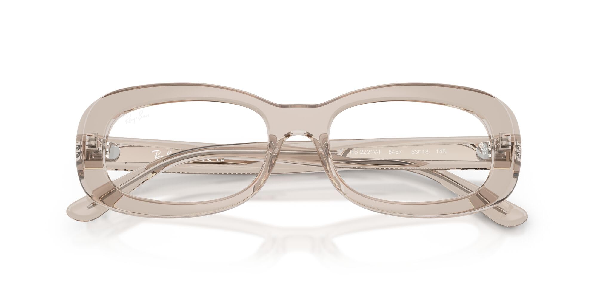 Ray-Ban Damskie oprawki do okularów Rx2221vf Ritual Low Bridge Fit Owalne oprawki do okularów korekcyjnych