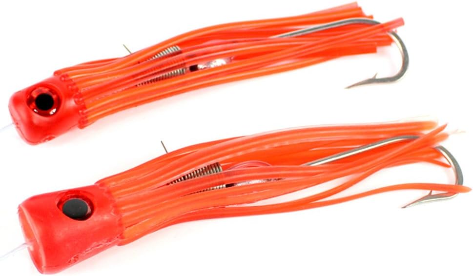 The Tackle Room Rigged Chugger Style Lure | 2 Pack | for Ballyhoo