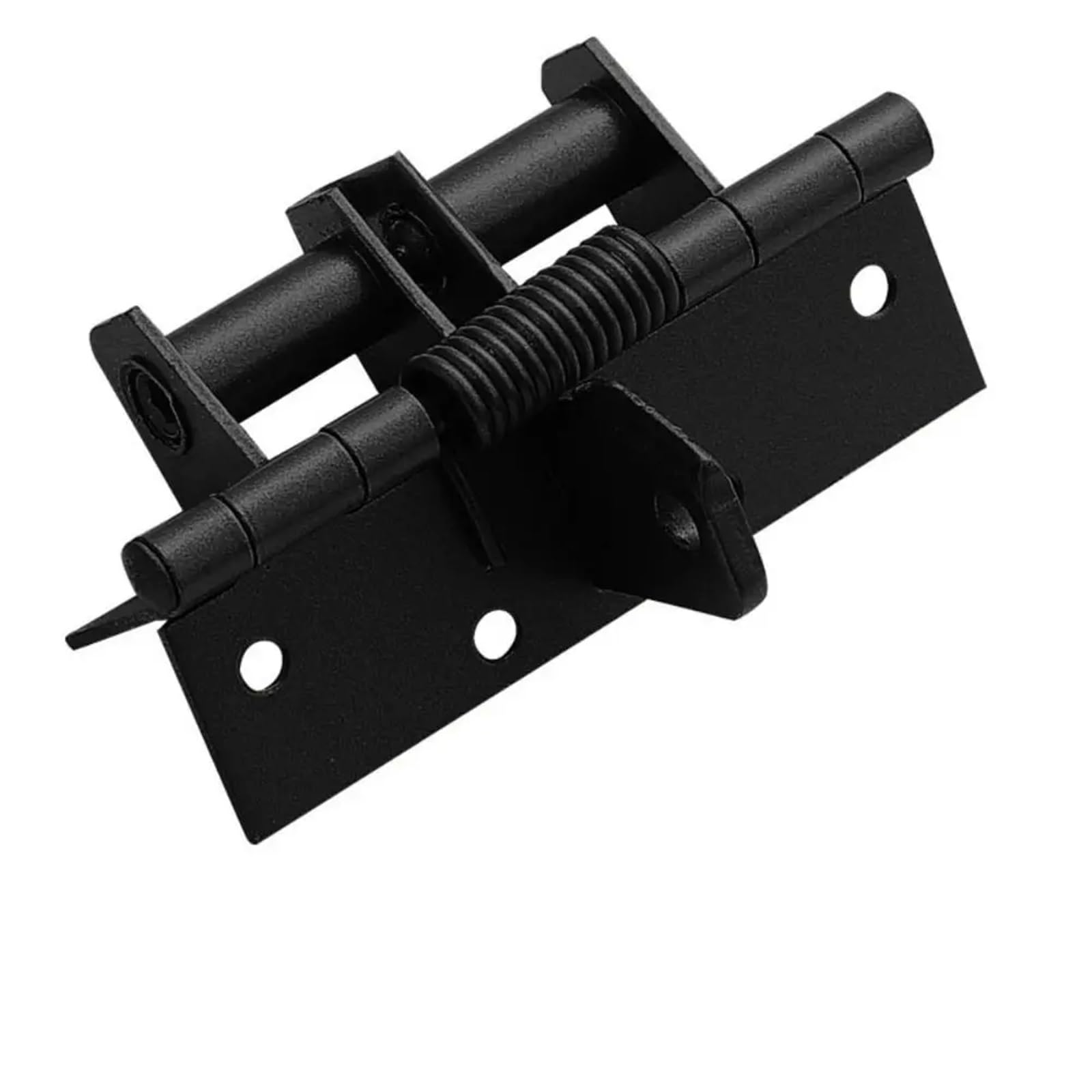 Door Hinges Door Hinge Adjust Furniture Hardware Automatic Spring Closer Closing Device Cabinet for Bathroom(Black)