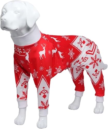 Miniatura 7 de Xqpetlihai Pijama de recuperación quirúrgica para perros medianos y grandes, camiseta de recuperación para heridas abdominales o enfermedades de la