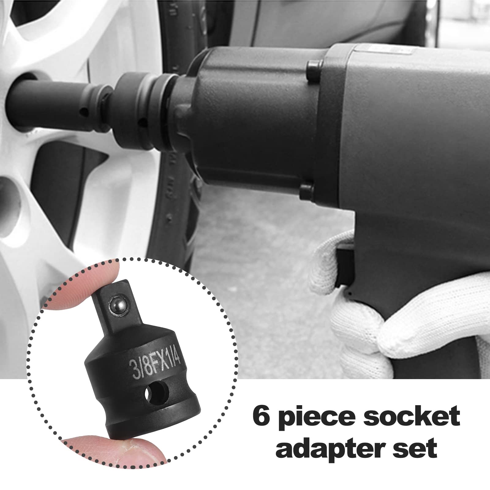 Juego De Adaptadores Para Dados Y Llaves De Impacto 17 Pz Eo Safe