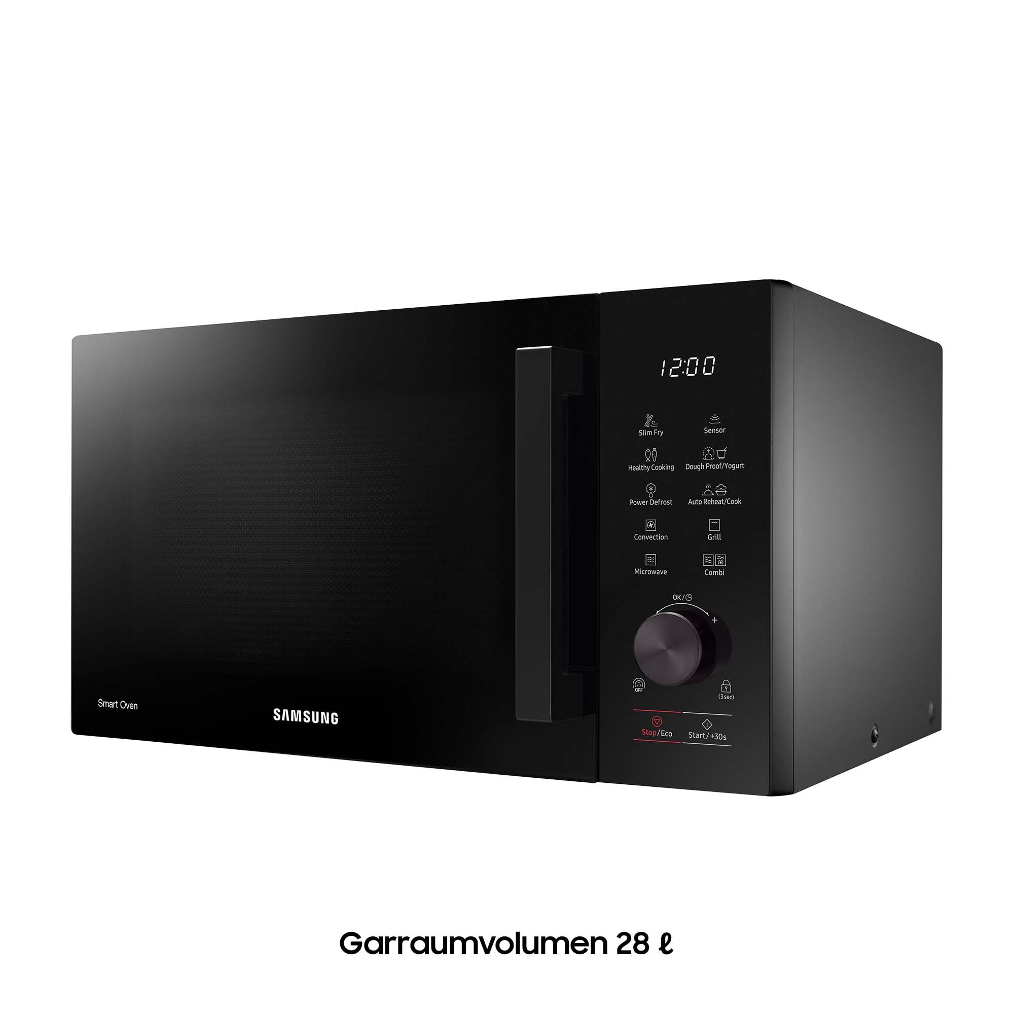 Samsung MC28A5137KK/E1 Kombi-Mikrowelle 900 W 28 l AirFry Power Defrost Keramik-Emaille Schwarz