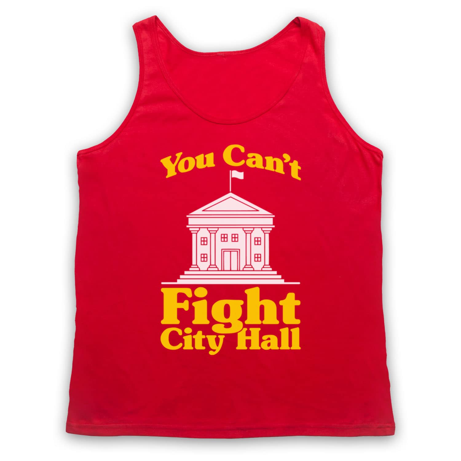 You Can't Fight City Hall Protest Slogan Tank Top Vest