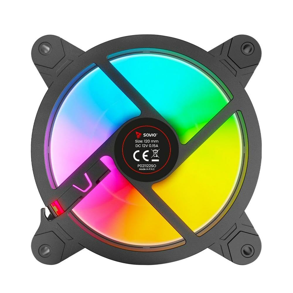 Savio Wentylator obudowy FAN-01 ARGB Ø 12 cm