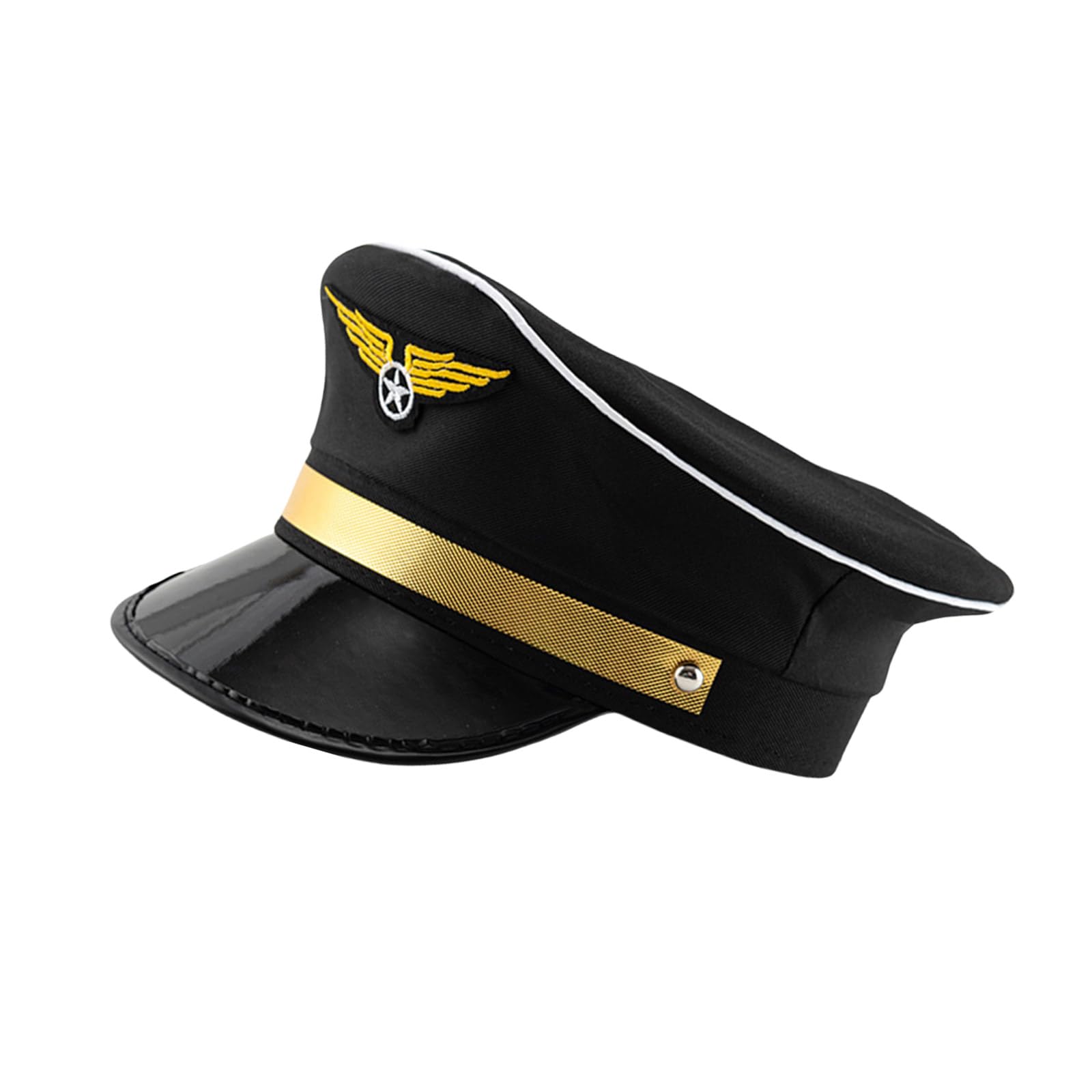 GRABAGECAN Unisex Militaries Hat Adjustable Hat Quick Drying Hat Breathable Sweatproof Hat for Men and Women Black