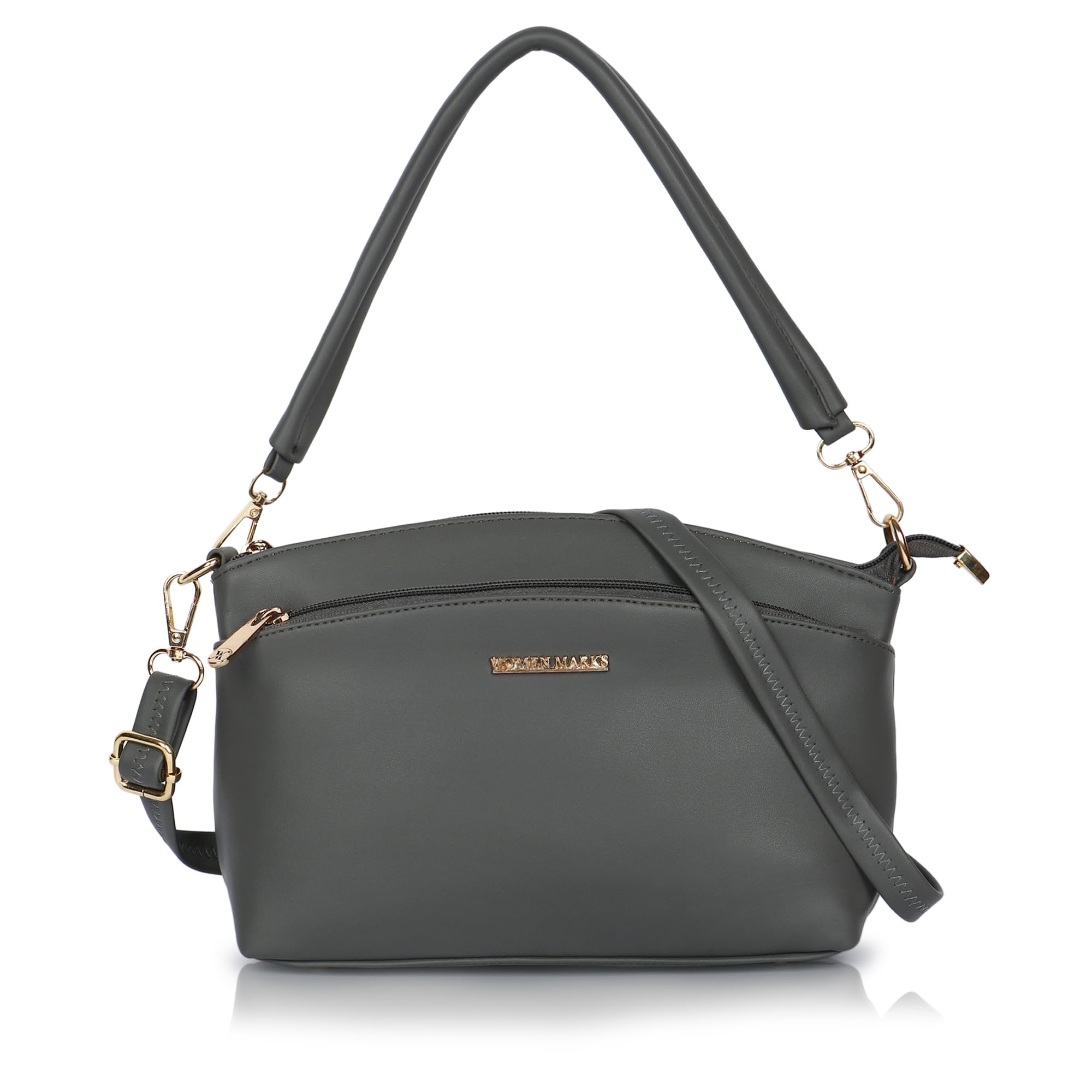 See full amazon price history chart for WOMEN MARKS Solid Hand/Sling Bag for Girls/Women With Detachableand Adjustable Shoulder Strap (GREY) WOMEN MARKS Solid Hand/Sling Bag for Girls/Women With Detachableand Adjustable Shoulder Strap (GREY) (B0D9QYQFJC) Amazon Price History, Amazon Price Tracker