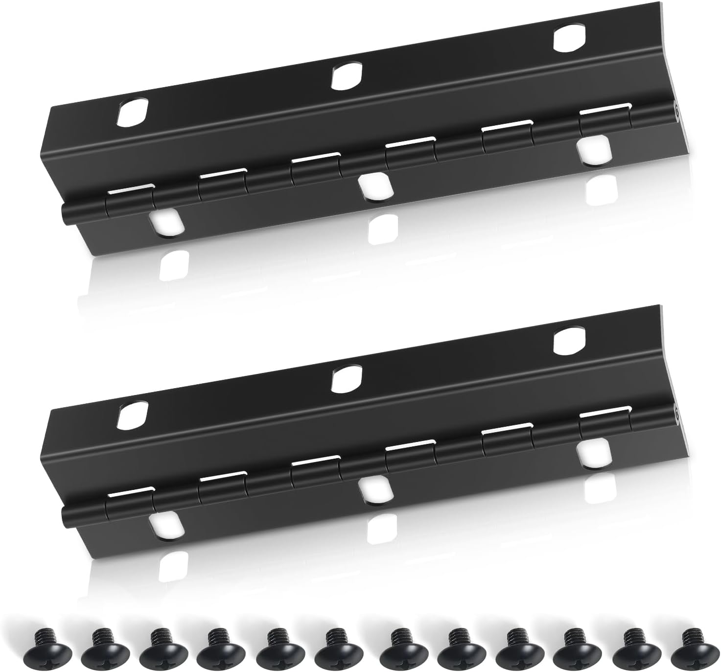 Mailbox Door Hinge for Imperial Mailbox Door Replacement Parts Aluminum Alloy Hinge Mailbox Door Repair Kit with Screws (2 Pack)
