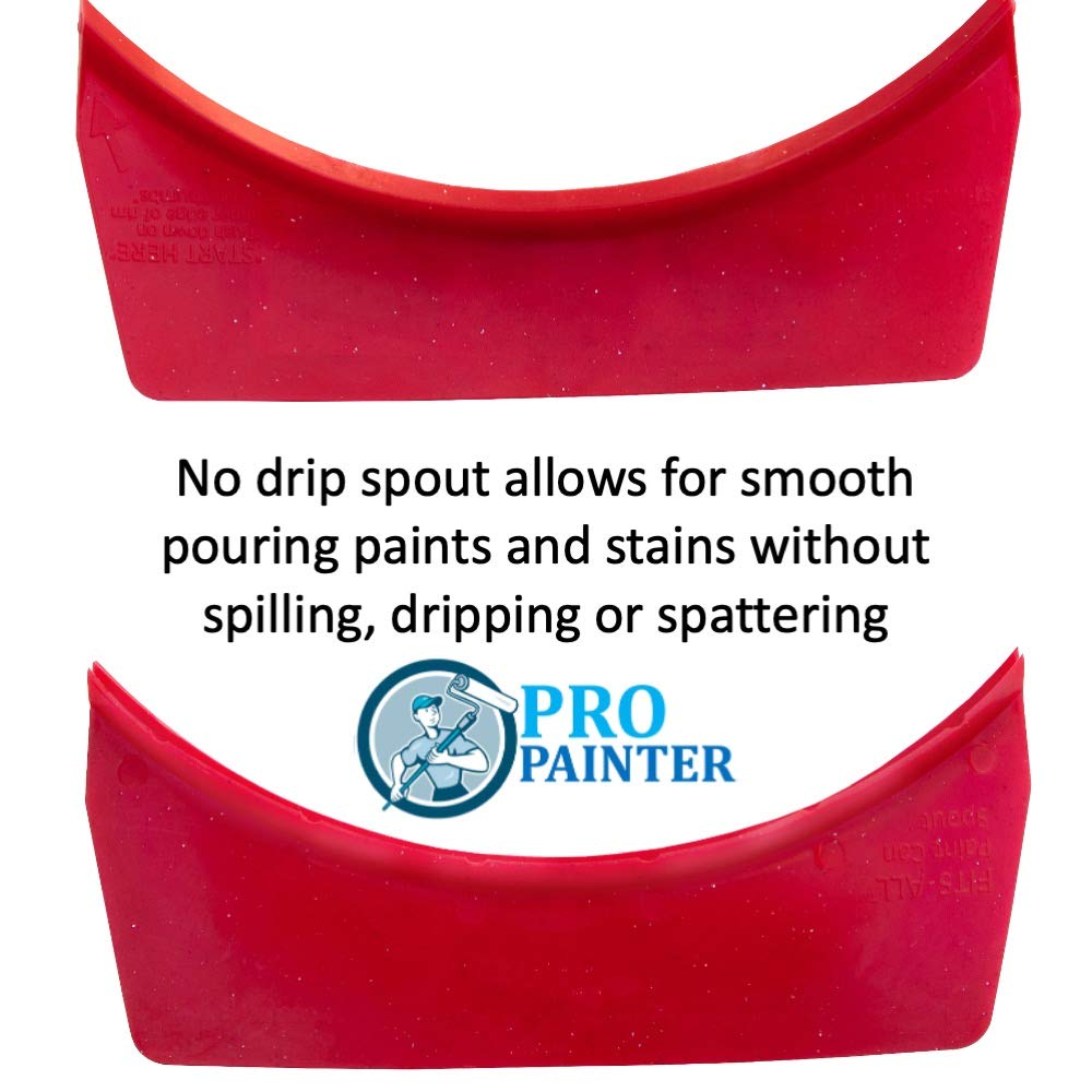 Buy Pro Painter Paint Can Pour Spout for Pint Quart Gallon and 4 Liter