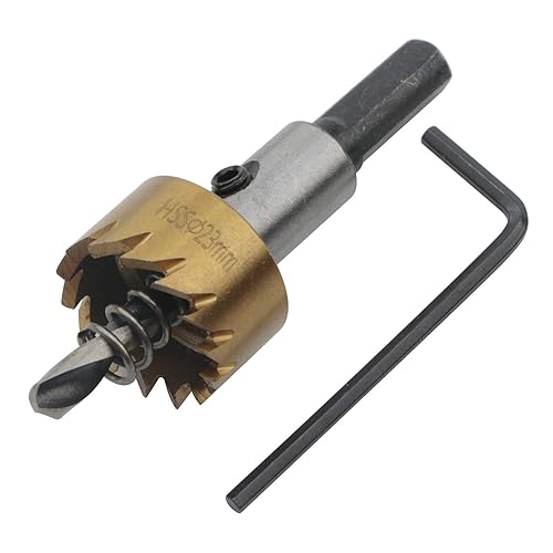 Miniatura 2 de Juego de 8 piezas de sierra de agujero, juego de sierra de taladro HSS para madera, metal, acero inoxidable, aleación de aluminio, laminados de