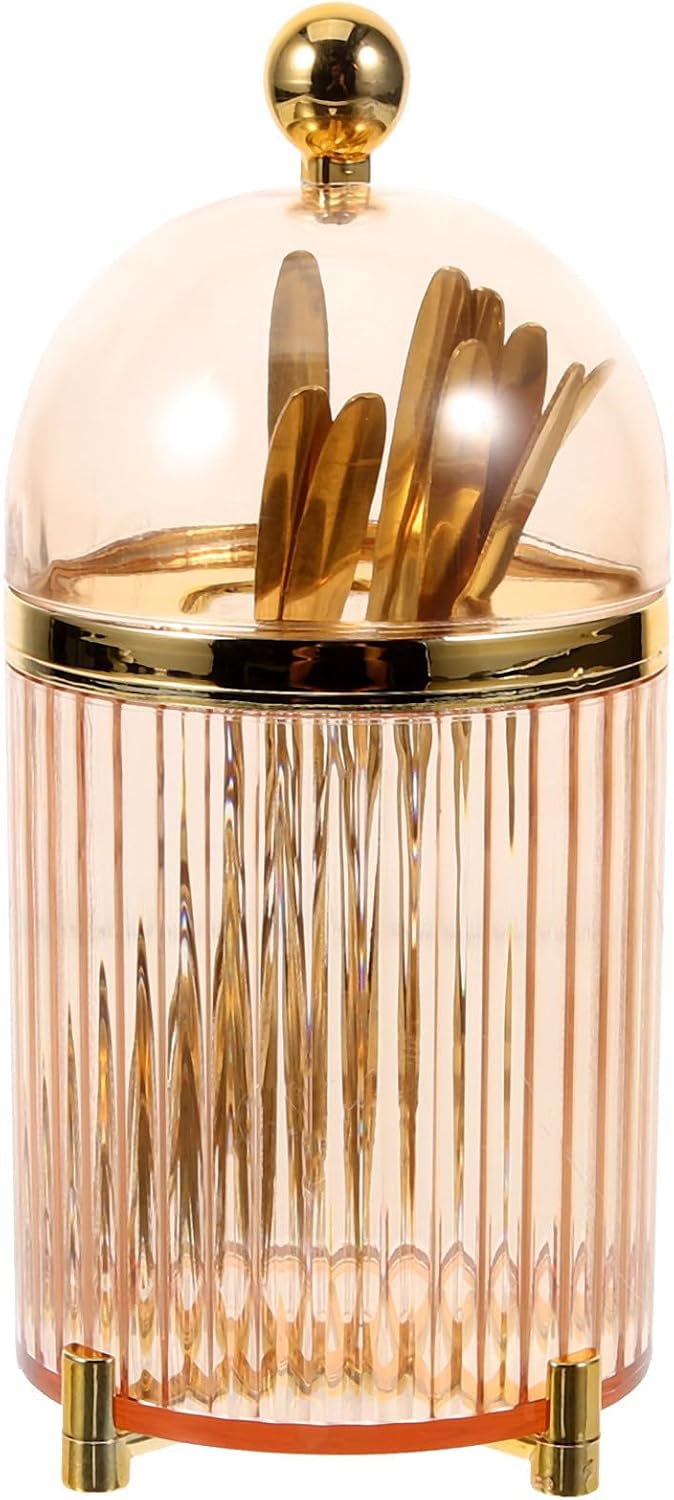 Golden Fruit Forks Portable Serving Set for Cakes and Appetizers