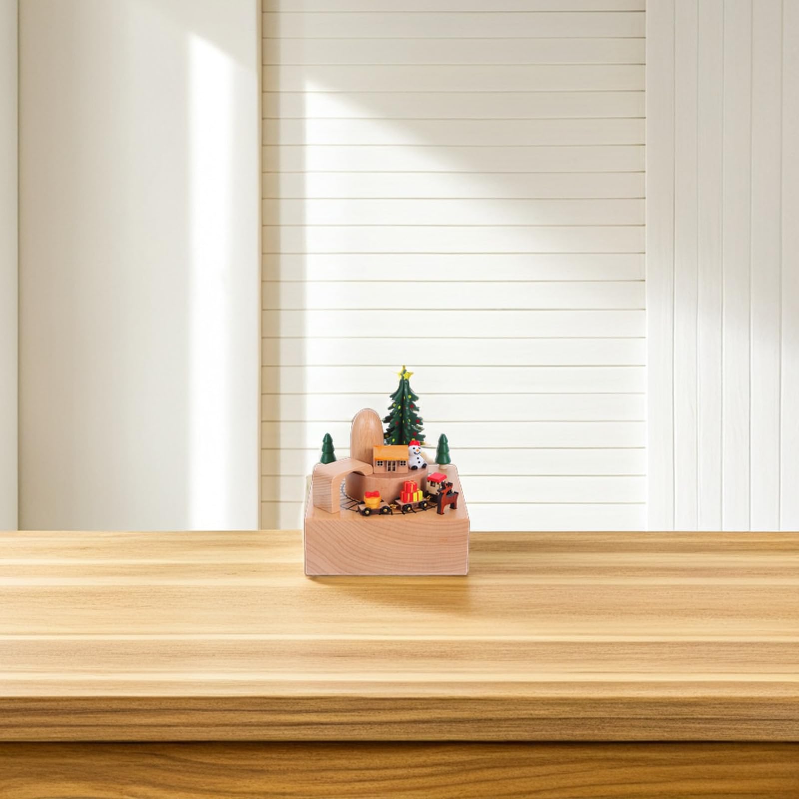 Toddmomy Carillon Musicale in Legno a Forma di Cavallo Rotante Design Robusto, Decorazione per Casa e Compleanno, per Adulti