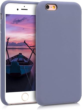 kwmobile Funda para Apple iPhone 6 / 6S - Carcasa de [TPU] para tel?fono m?vil - Cover [Trasero] en [Lila Opaco]