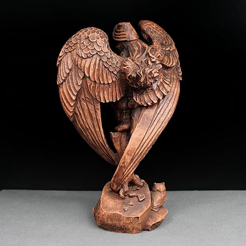 Miniatura 4 de Dryad Design Estatua de la diosa Lilith – Estatua de altar de bruja Wicca de 12 pulgadas – Arte para el hogar de la diosa pagana (acabado de madera)