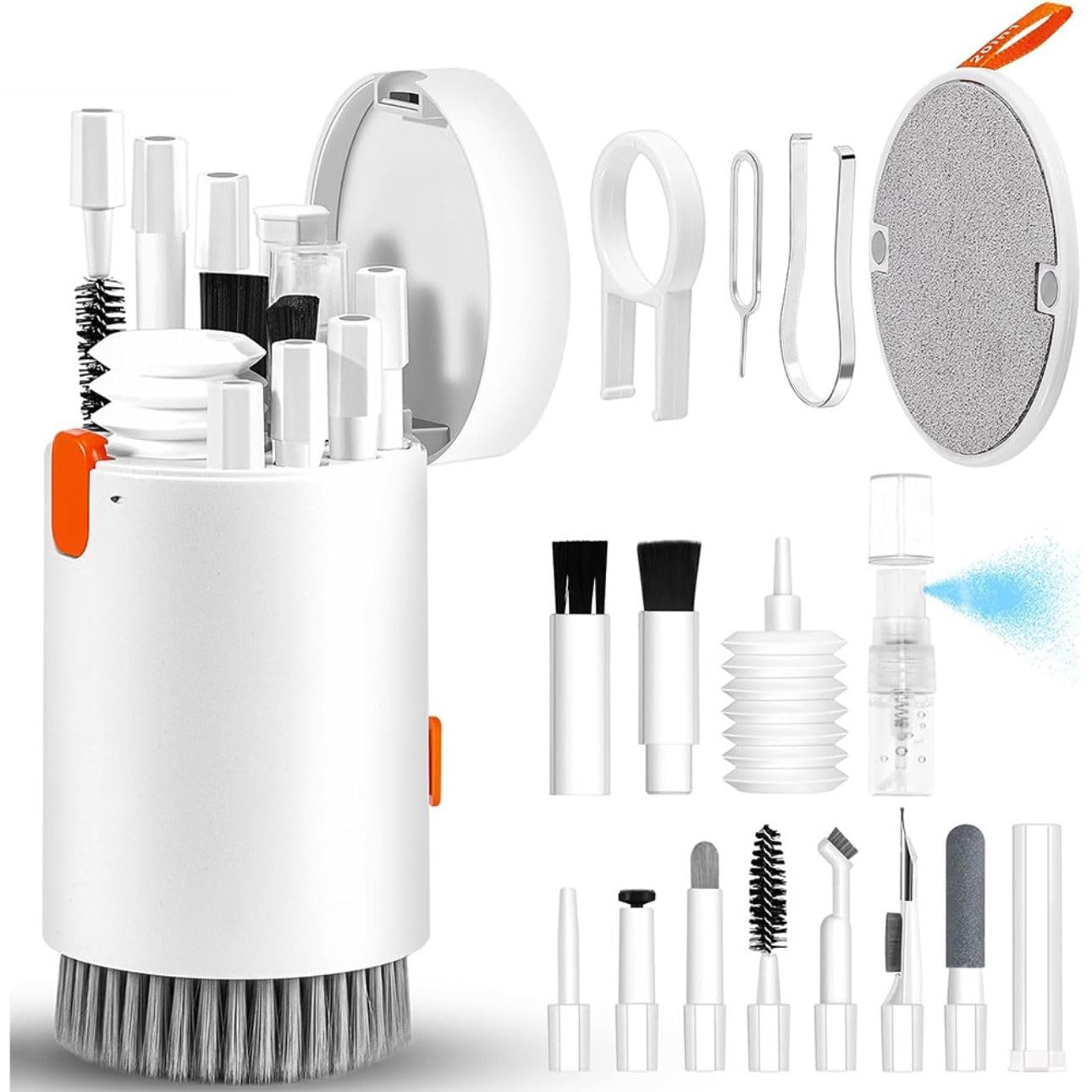 20-in-1 gadget cleaning tool kit laptop cleaning kit for screen, pc, monitors, keyboards, desktop, mobile and earphones with dust removal blown