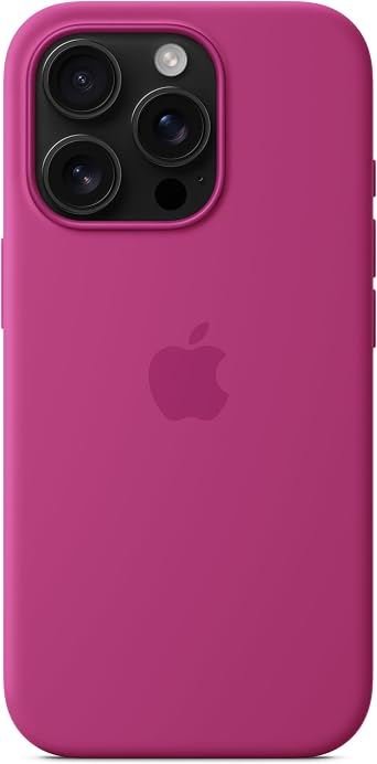 Apple iPhone 16 Pro Silicone Case with MagSafe - Fuchsia