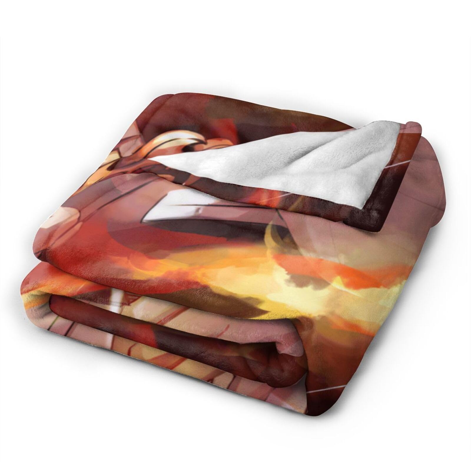 Amazon｜毛布 ブランケット 鬼滅の刃 煉獄杏寿郎 ひざ掛け