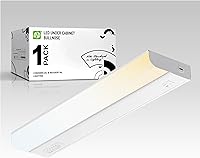 Vista 9 de ASD Luz LED cableada de 9 pulgadas para debajo del gabinete, interruptor de encendido/apagado e 5CCT 2700K-5000K, 4W 337LM CRI90+, accesorio