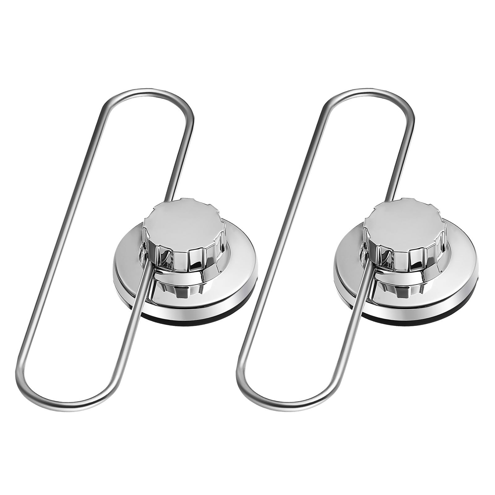 Colgador de toallas ventosa PRETYZOOM 2 piezas, organizador de acero inoxidable