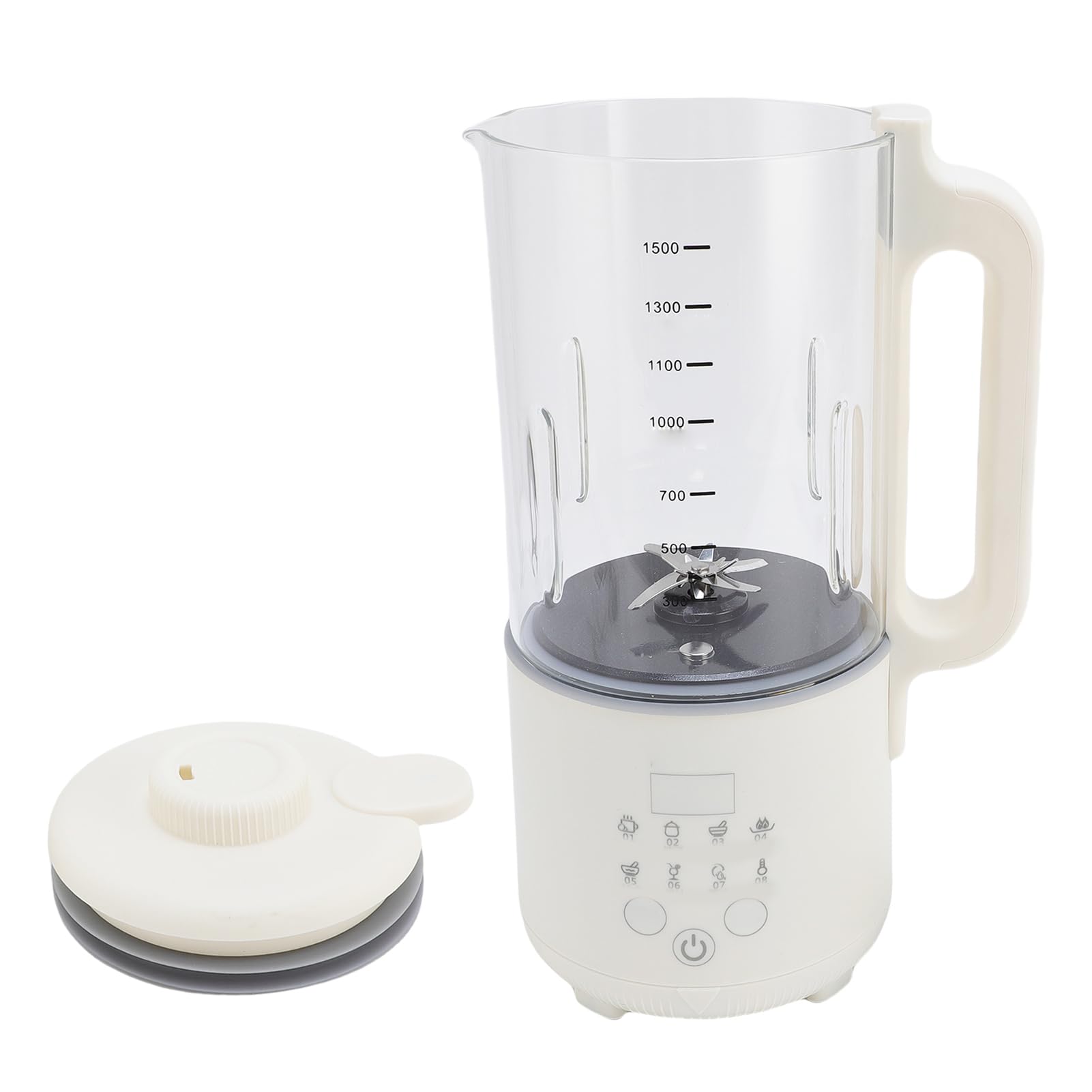 Dioche Maszyna do Produkcji Mleka 120 W 1500 Ml Ekspres do Mleka Sojowego – Wielofunkcyjny Automatyczny Blender Orzechowego Domu – Wtyczka EU 220 V – Przygotuj Pyszne Mleko Orzechowe i Owsiane Bez