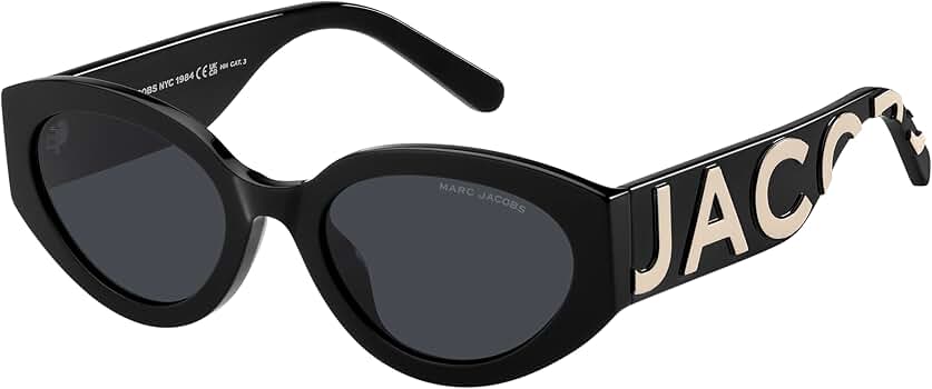 Amazon.com: Marc Jacobs MARC 694/G/S Black White/Grey 54/21/145