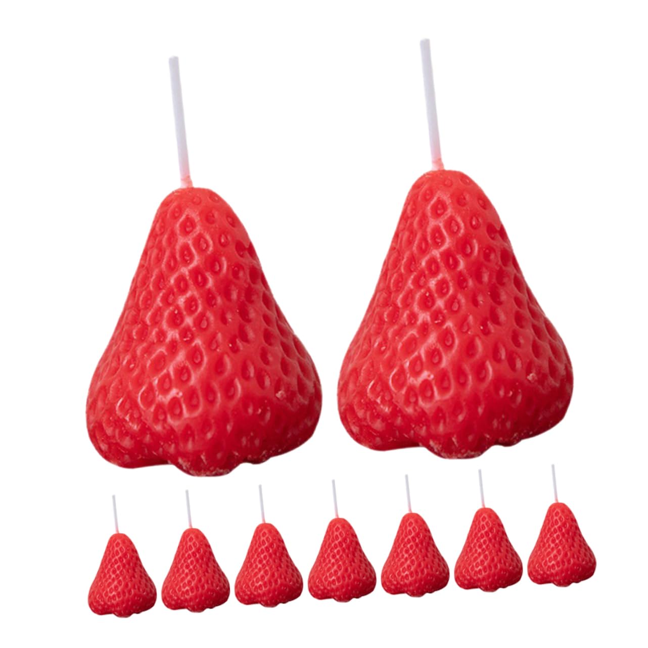 9piezas Vela De Velas Pequeñas Perfumadas Decoración De Alimentos Frutas De Para Hogar Accesorios Para Fiestas De Únicas Decorativa Para Cumpleaños