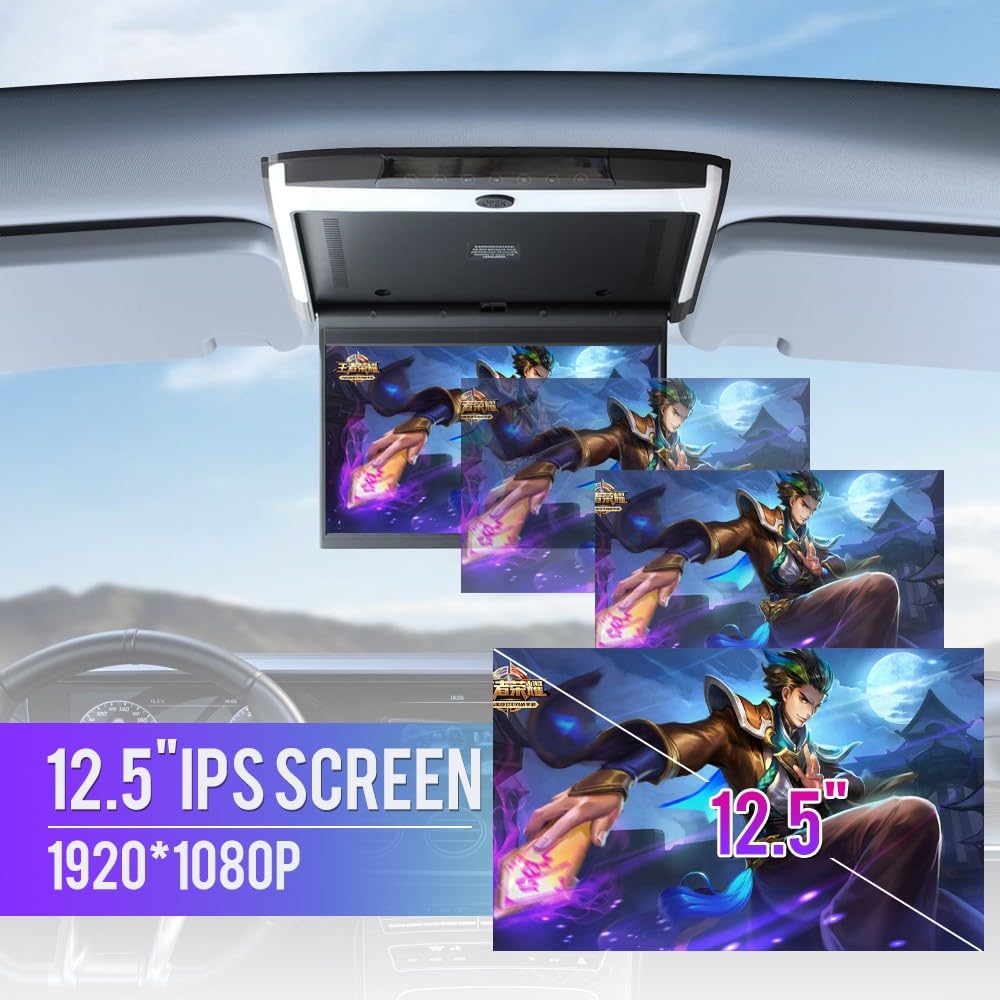 田中　KUNFINEフリップダウンモニター 12.5インチAndroid Amazon.co.jp: KUNFINE 12.5インチアンドロイドシステム LCD