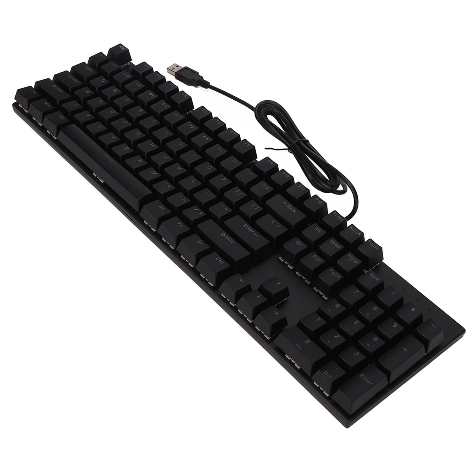Ausla 104 Klawisze Mechaniczna Klawiatura, Niebieskie Przełączniki RGB