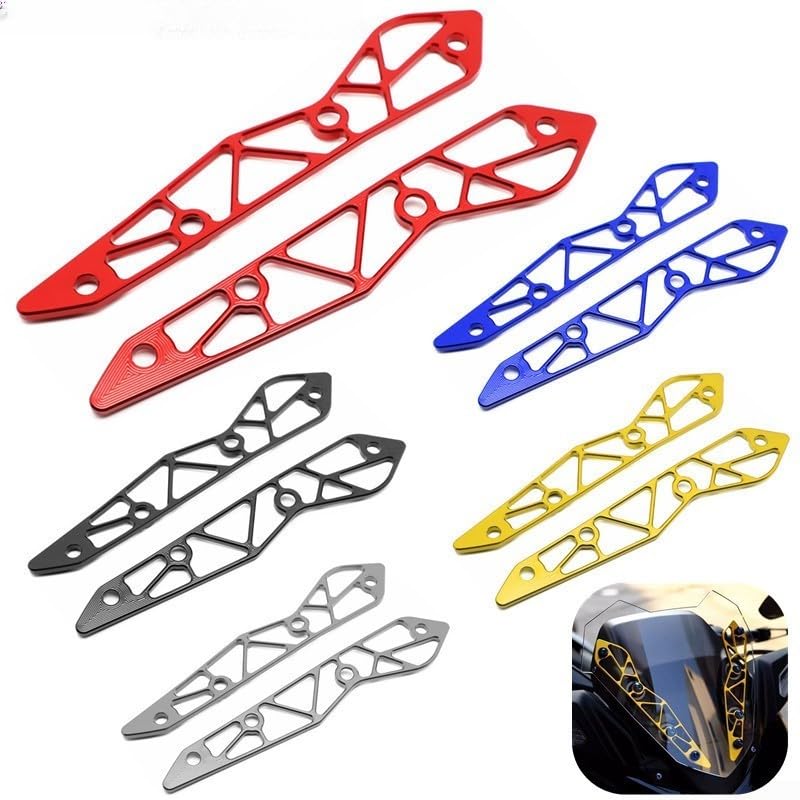 Verstellbare Windschutz Halterung Silber XMAX300(Red)