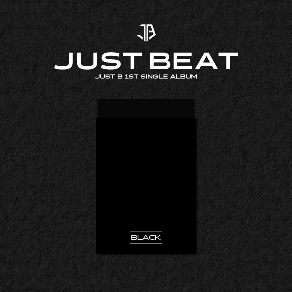 Just B - Just Beat [Black ver.] (1st Single Album) Album+CultureKorean Gift(Decorative Stickers,Double Sided Photocards)