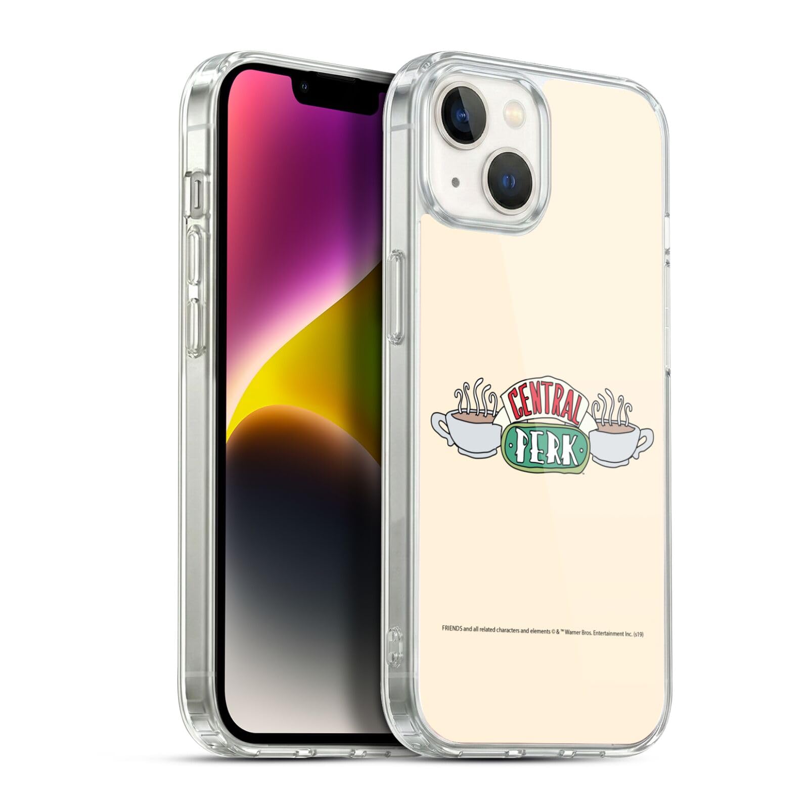 Funda gel iPhone 14 Plus Friends Central Perk carcasa flexible 7