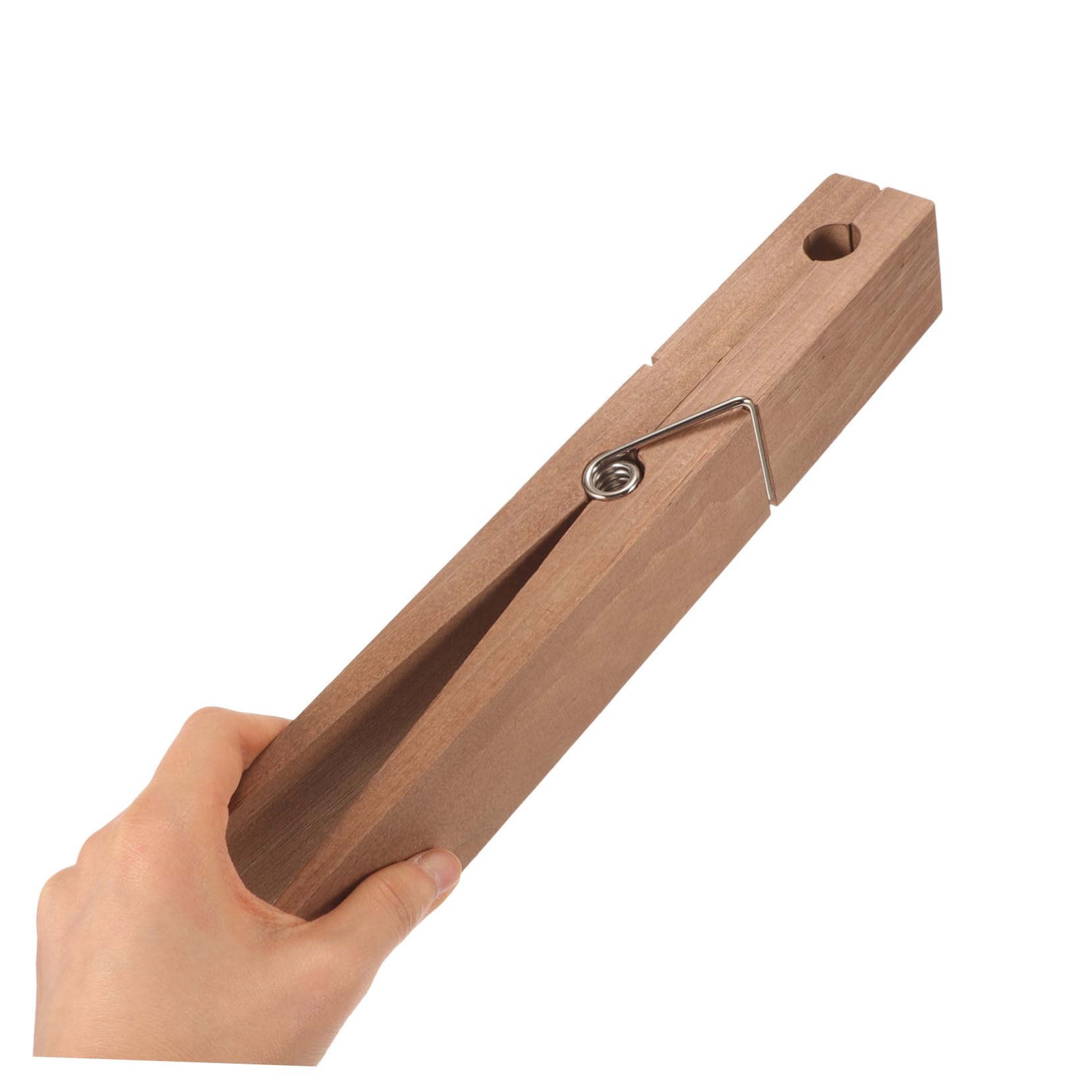 MAGICLULU 5 Pezzi Di Mollette Da Bucato in Legno Di Grandi Dimensioni Per Asciugamani Da Bagno Stendibiancheria Resistente Installazione Comoda