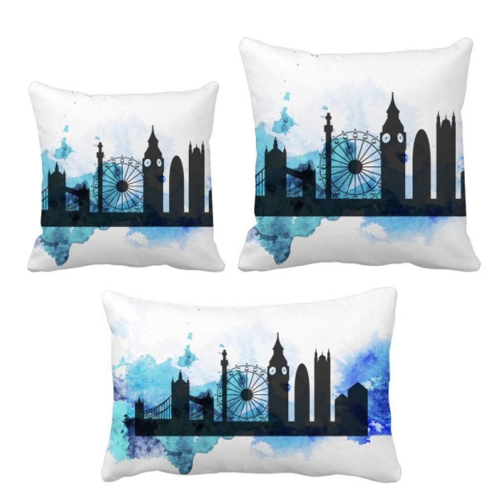 London Tower Bridge parure de coussin housse Angleterre pour décoration maison moderne