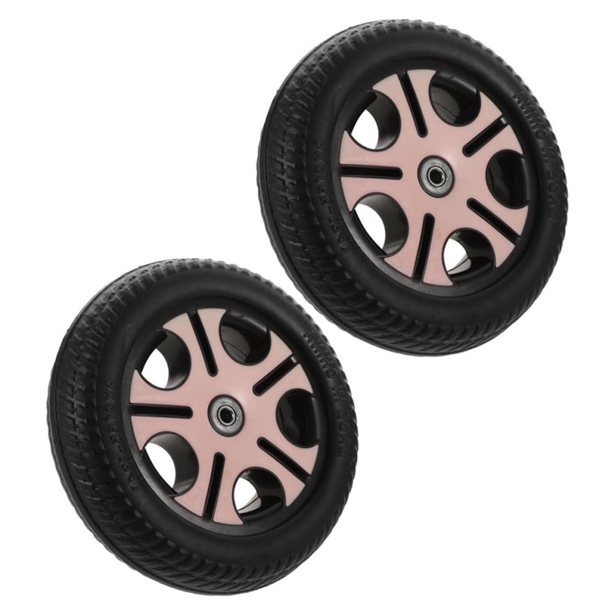 Ruedas de triciclo y scooter infantil repuesto de plástico con eje de 0.8 cm 8