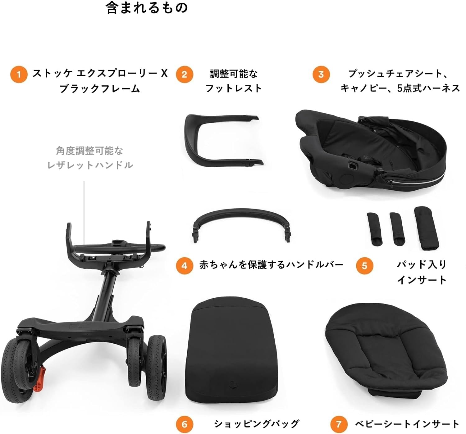 ストッケ エクスプローリー X XPLORY 対面・背面のどちらでもセット 