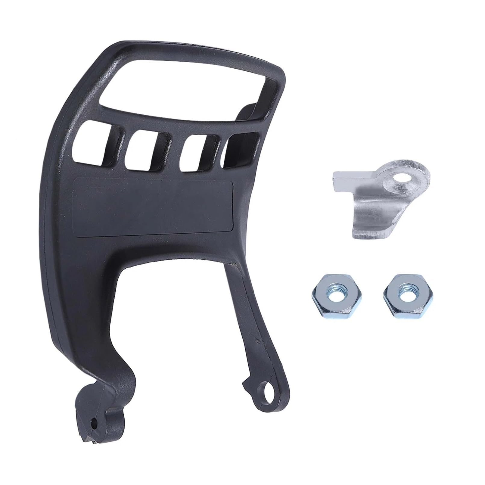 Kit de Receptor de Mango de Freno de Cadena Compatible con Stihl MS271 MS291 MS271C MS291C, Protector de Mano for Motosierra, Mango de Freno con Tuercas de Barra 1141 792 9101