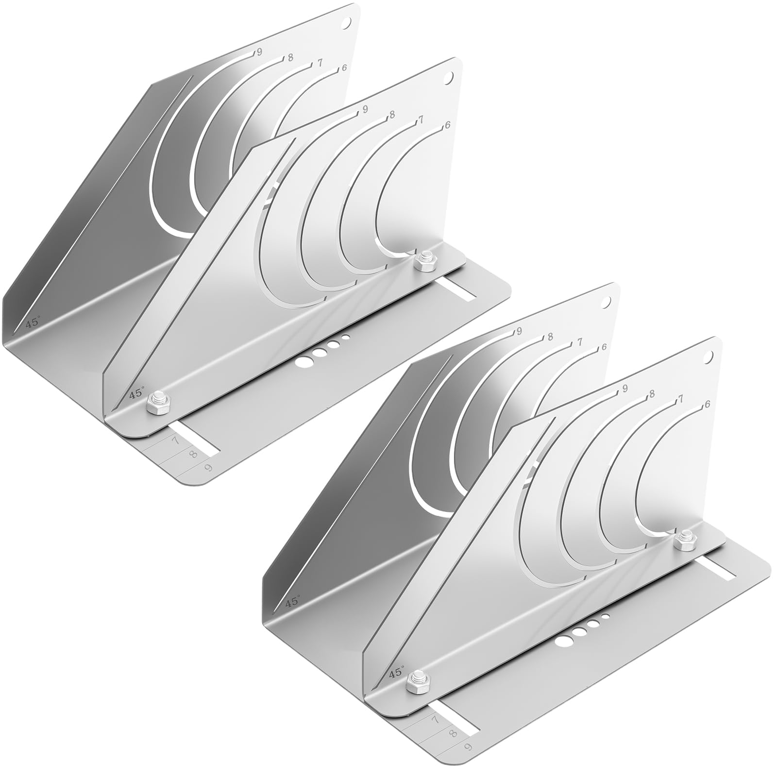 Tzdxfgl 2Pcs Insulation Pipe Cutter, Precision 45° Rubber Pipe Cutting Guide, Adjustable Rubber Pipe Insulation Cutter Fixture for 60-90mm, Stainless