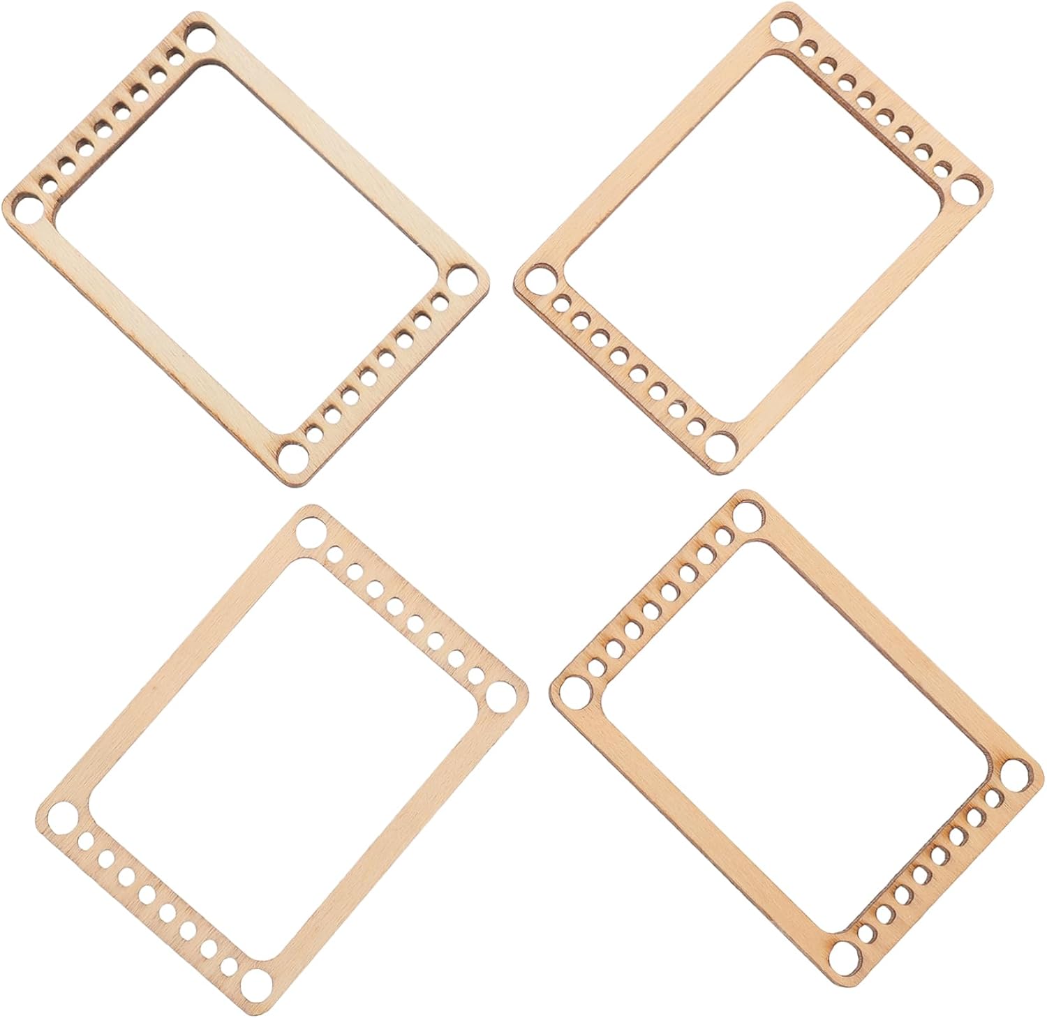 CORHAD 4pcs Mini Weaving Board Handcraft Weaving Tool for DIY Projects Versatile Mini Frame for Crafting Enthusiasts