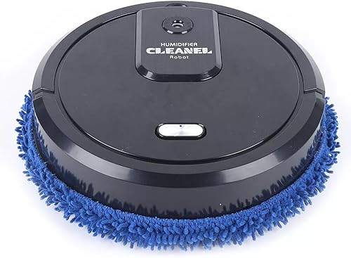 Bitodd Robot Cleaner - Aspirador de piso, 3 en 1 inteligente de polvo limpia automáticamente barredora, máquina de barrido con humidificación en