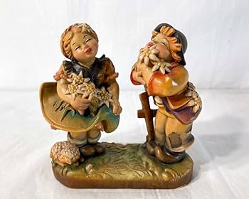 Amazon.co.jp: 人形 置物 Walter Stahli Wood インテリア 洋風 スイス