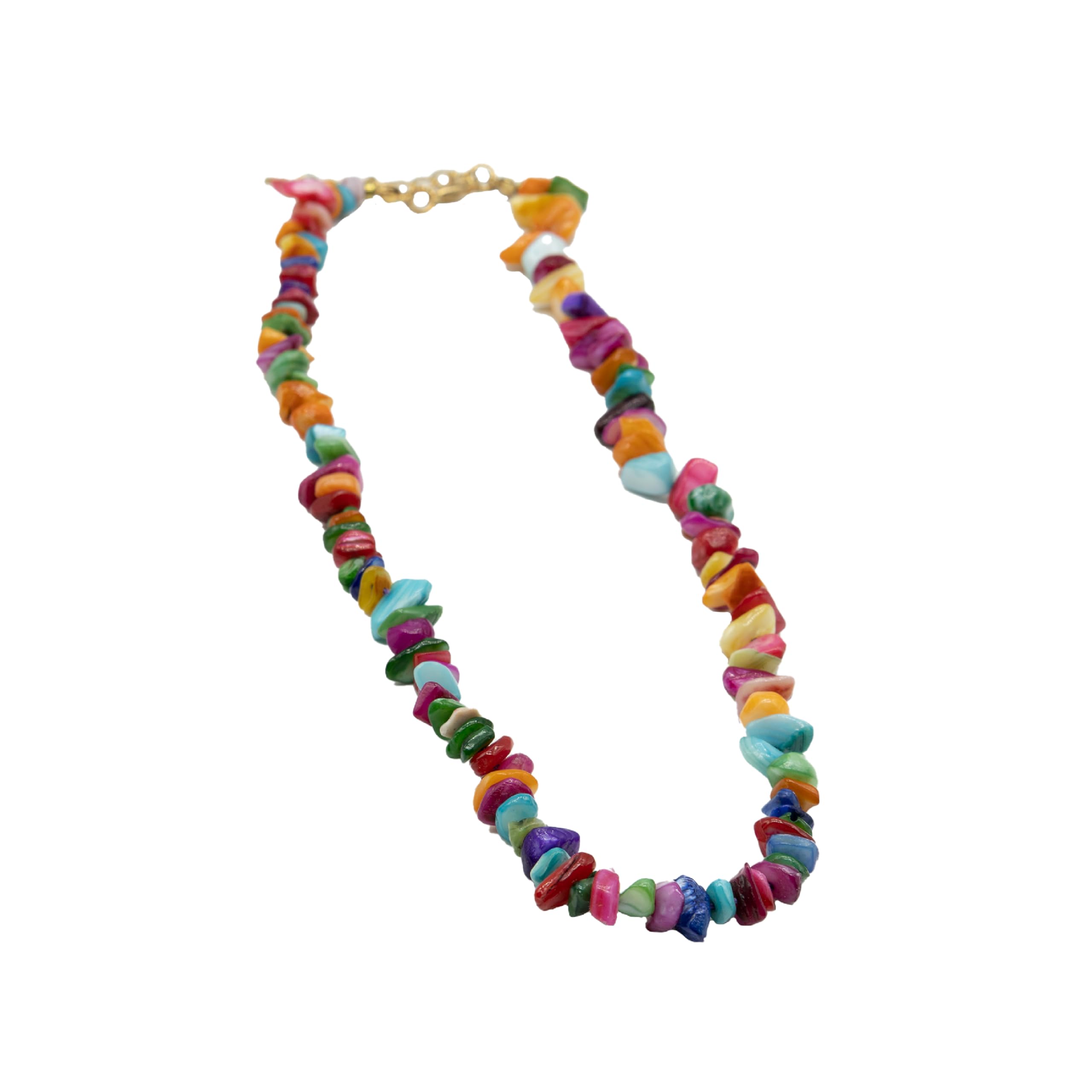 Glamzind Bohemian Multi Color Natural Stones Necklace - Beachy Vibes Statement Piece for Women - Handcrafted Boho Jewelry Accessory (B0CY5MQ3SZ) Amazon Price History, Amazon Price Tracker