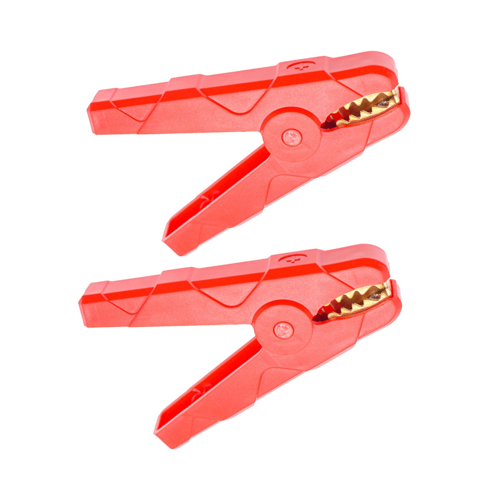 Msioytog Red Duty Battery Clamps Insulated Clamps For Safe Electrical Connection Automotive And Solar Applications Copper